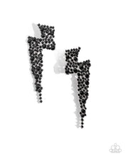 Load image into Gallery viewer, Paparazzi’s Electric Effulgence - Black post earrings

