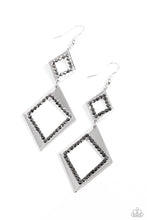 Load image into Gallery viewer, Paparazzi's Deco Decoupage - Silver earrings
