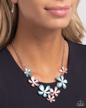 Load image into Gallery viewer, Paparazzi's Reflective Rundown - Blue necklace
