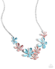 Load image into Gallery viewer, Paparazzi's Reflective Rundown - Blue necklace
