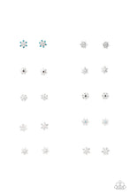 Load image into Gallery viewer, Paparazzi's Starlet Shimmer Christmas Snowflakes - post earrings
