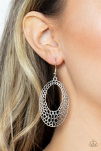 Load image into Gallery viewer, Paparazzi's The HOLE Nine Yards - Silver earrings
