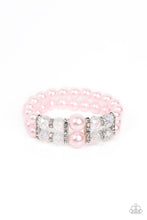 Load image into Gallery viewer, Paparazzi's Timelessly Tea Party - Pink Pearl &amp; Iridescent bracelet

