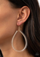 Load image into Gallery viewer, Paparazzi's Just ENCASE You Missed It - Gold hoop earrings
