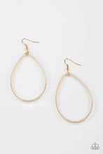 Load image into Gallery viewer, Paparazzi's Just ENCASE You Missed It - Gold hoop earrings
