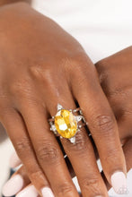Load image into Gallery viewer, Paparazzi's Sensational Sparkle - Yellow ring ~ New Releases
