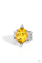 Load image into Gallery viewer, Paparazzi's Sensational Sparkle - Yellow ring ~ New Releases
