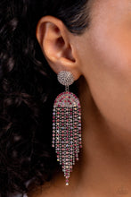 Load image into Gallery viewer, Paparazzi’s A Toast To You - Pink &amp; Iridescent post earrings ~ New Releases
