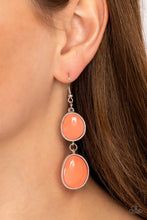 Load image into Gallery viewer, Paparazzi's Mediterranean Myth - Orange earrings
