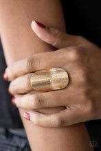 Load image into Gallery viewer, Paparazzi's Urban Labyrinth - Gold ring
