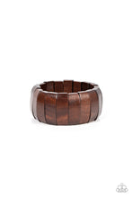 Load image into Gallery viewer, Paparazzi's Island Grind - Brown Wood bracelet
