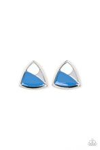 Load image into Gallery viewer, Paparazzi's Kaleidoscopic Collision - Blue post earrings
