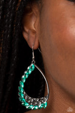 Load image into Gallery viewer, Paparazzi's Looking Sharp - Green earrings
