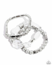 Load image into Gallery viewer, Paparazzi's Marina Magic - White bracelet ~ New Releases
