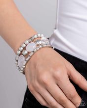 Load image into Gallery viewer, Paparazzi's Marina Magic - White bracelet ~ New Releases
