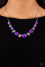 Load image into Gallery viewer, Paparazzi's Polished Parade - Purple necklace

