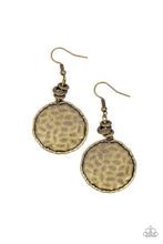 Load image into Gallery viewer, Paparazzi's Prehistoric Perfection - Brass earrings
