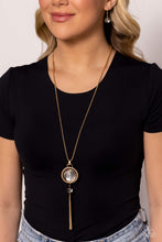 Load image into Gallery viewer, Paparazzi's Rotating Radiance - Gold necklace ~ New Releases
