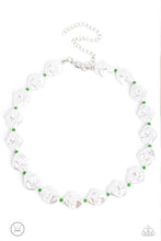 Load image into Gallery viewer, Paparazzi's SHORE Enough - Green &amp; Pearl necklace (choker)
