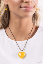 Load image into Gallery viewer, Paparazzi's Serene Sweetheart - Yellow necklace
