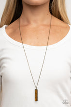 Load image into Gallery viewer, Paparazzi's Set in GEMSTONE - Brass necklace
