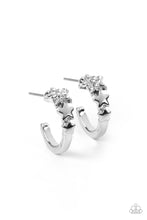 Load image into Gallery viewer, Paparazzi's Starfish Showpiece - Silver hoop earrings
