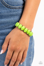 Load image into Gallery viewer, Paparazzi's Starting OVAL - Green bracelet ~ New  Releases
