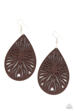 Load image into Gallery viewer, Paparazzi's Sunny Incantations - Brown Wood earrings
