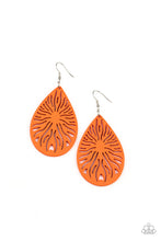 Load image into Gallery viewer, Paparazzi's Sunny Incantations - Orange Wood earrings
