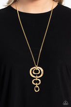 Load image into Gallery viewer, Paparazzi's Tranquil Trickle - Gold necklace
