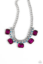 Load image into Gallery viewer, Paparazzi's WEAVING Wonder - Blue necklace ~ New Releases
