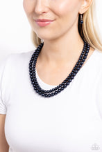 Load image into Gallery viewer, Paparazzi's Woman of the Century - Blue Pearl necklace
