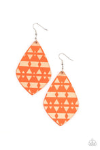Load image into Gallery viewer, Paparazzi's Zimbabwe Zoo - Orange Wood earrings
