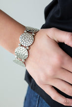 Load image into Gallery viewer, Paparazzi's GLISTEN and Learn - Silver bracelet

