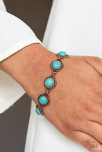 Load image into Gallery viewer, Paparazzi's Carved In Sandstone - Copper bracelet
