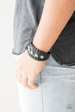 Load image into Gallery viewer, Paparazzi's Urban Cowboy - Men Black bracelet
