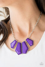 Load image into Gallery viewer, Paparazzi's Get Up and GEO - Purple necklace
