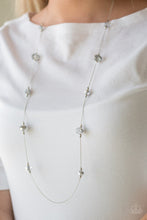 Load image into Gallery viewer, Paparazzi's Champagne On the Rocks - Silver necklace
