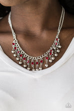 Load image into Gallery viewer, Paparazzi's Pageant Queen - Red necklace

