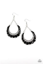 Load image into Gallery viewer, Paparazzi's Once In a SHOWTIME - Black earrings
