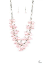 Load image into Gallery viewer, Paparazzi's BALLROOM Service - Pink Pearl necklace
