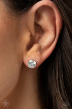Load image into Gallery viewer, Paparazzi's Just In TIMELESS - White post earrings (Blockbusters)
