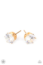 Load image into Gallery viewer, Paparazzi's Just In TIMELESS - Gold post earrings (Blockbusters)
