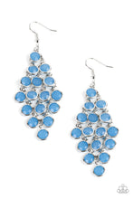 Load image into Gallery viewer, Paparazzi's With All DEW Respect - Blue earrings
