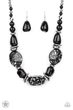 Load image into Gallery viewer, Paparazzi's In Good Glazes - Black necklace (Blockbusters)
