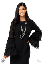 Load image into Gallery viewer, Paparazzi's All The Trimmings - Black Pearl necklace (Blockbusters)
