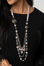 Load image into Gallery viewer, Paparazzi's All The Trimmings - Pink Pearl necklace (Blockbusters)
