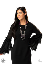 Load image into Gallery viewer, Paparazzi's All The Trimmings - Purple Pearl necklace (Blockbusters)
