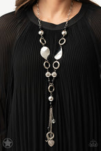 Load image into Gallery viewer, Paparazzi's Total Eclipse of the Heart - Black necklace (Blockbusters)
