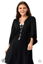 Load image into Gallery viewer, Paparazzi's Total Eclipse of the Heart - Black necklace (Blockbusters)
